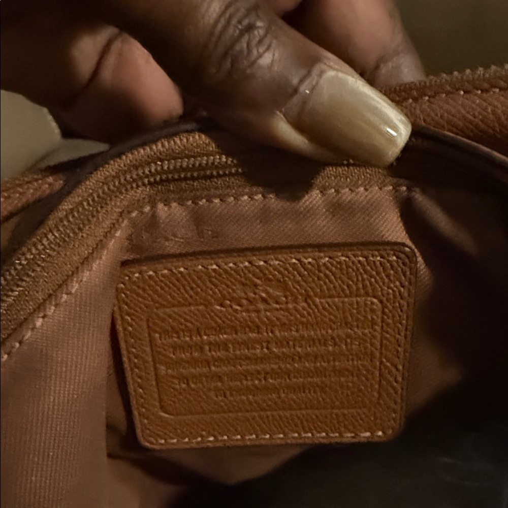 Coach Brown Leather Shoulder Bag - Picture 2 of 11